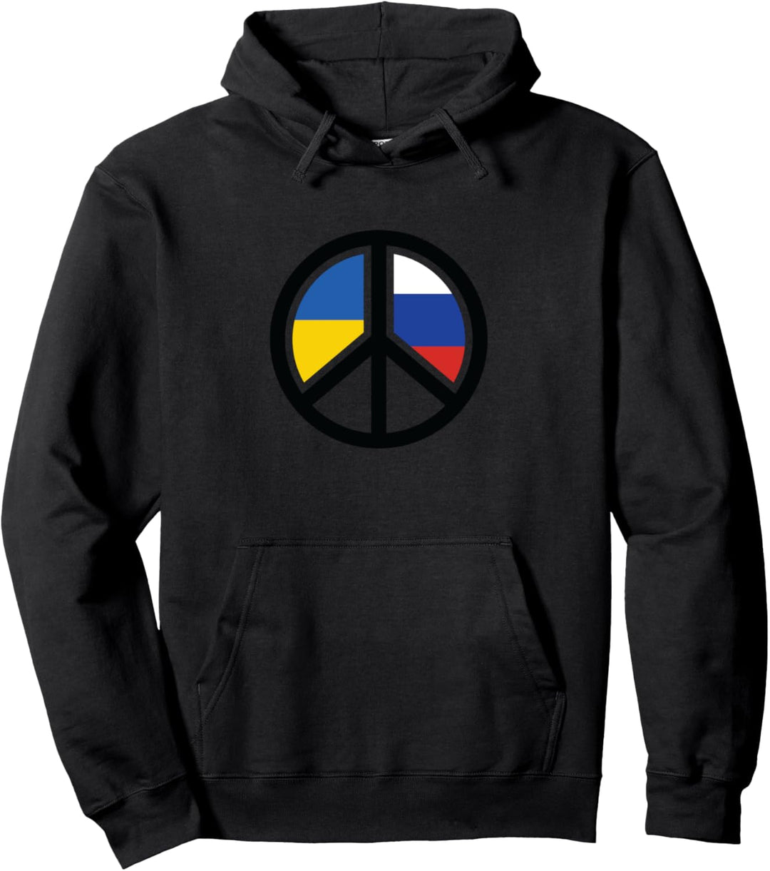 Peace Russia and Ukraine Pullover Hoodie