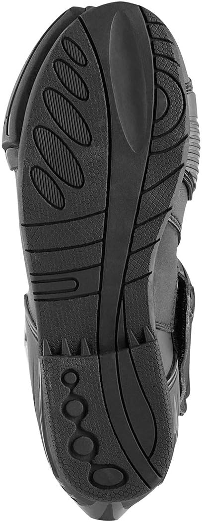 Bogotto Losail Motorradstiefel, schwarz, 45 45 EU Schwarz, 45 EU Schwarz