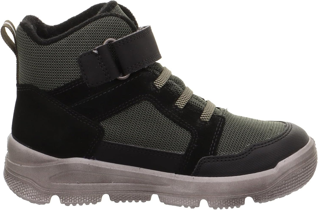 Superfit Jungen Mars Leicht Gefütterte Gore-tex Sneaker 27 EU Weit Schwarz Grün 0010, 27 EU Weit Sch
