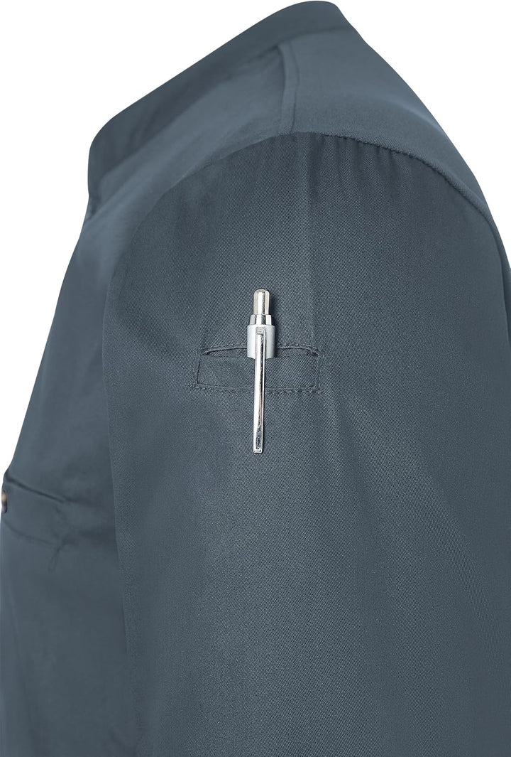 Karlowsky Herren Langarm Arbeitsshirt Performance 60% Baumwolle, 40% Polyester, Anthrazit