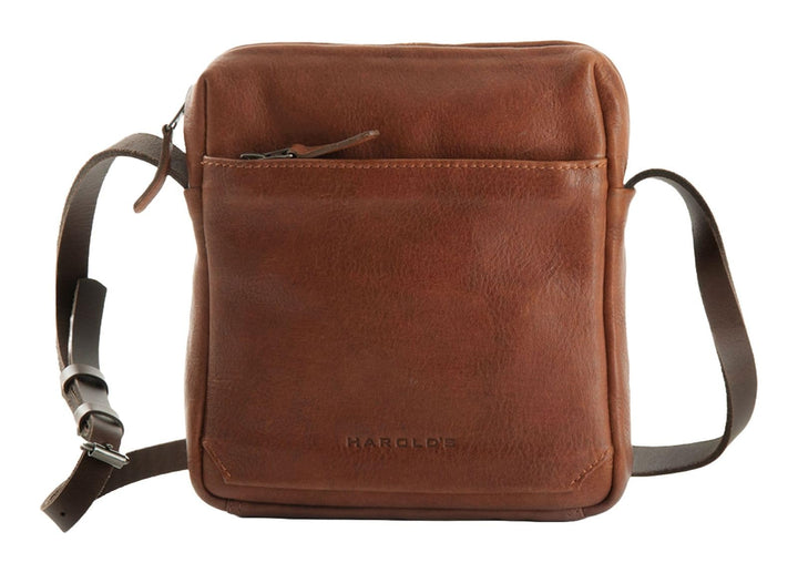 Harolds Ivy Lane Crossbag - Schultertasche 21 cm Cognacbraun., Cognacbraun.