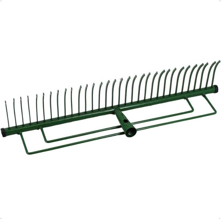 Rekord Rasenrechen (Stahl, pulverbeschichtet) - Arbeitsbreite: 60 cm 32 Zinken - ohne Stiel, Laubrec