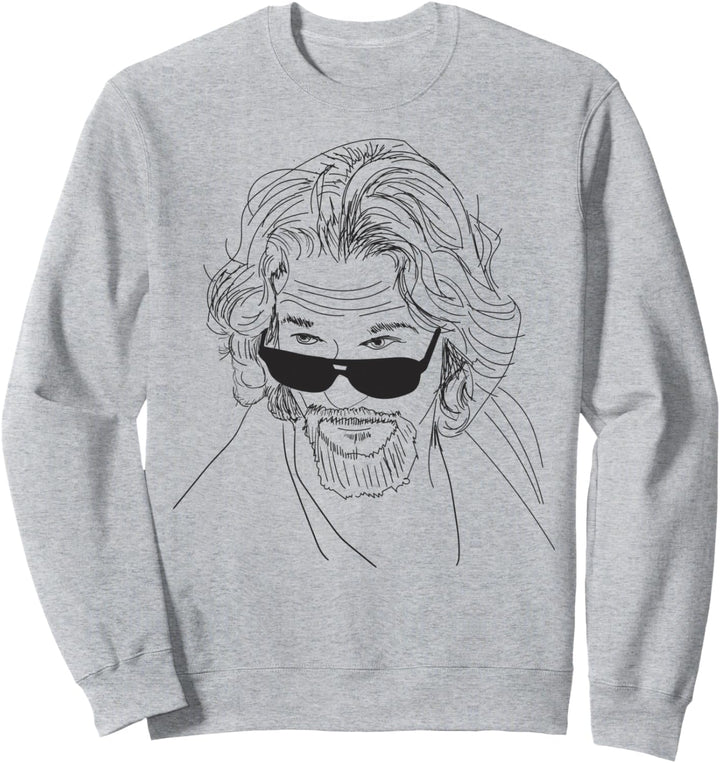 The Big Lebowski The Dude Outline Portrait Sweatshirt