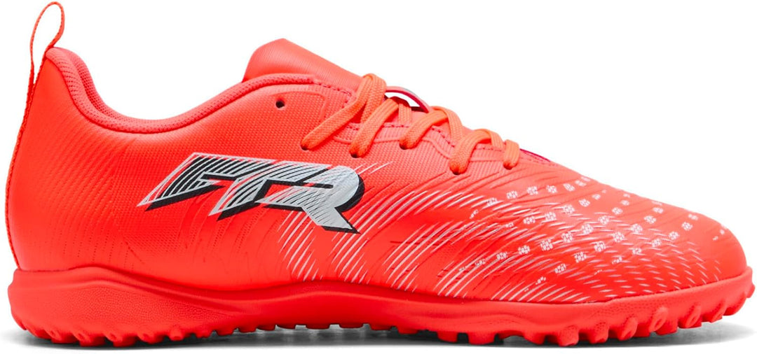 PUMA Unisex Kinder Future 9 Play Tt JrFussballschuh 38.5 EU Rot, 38.5 EU Rot