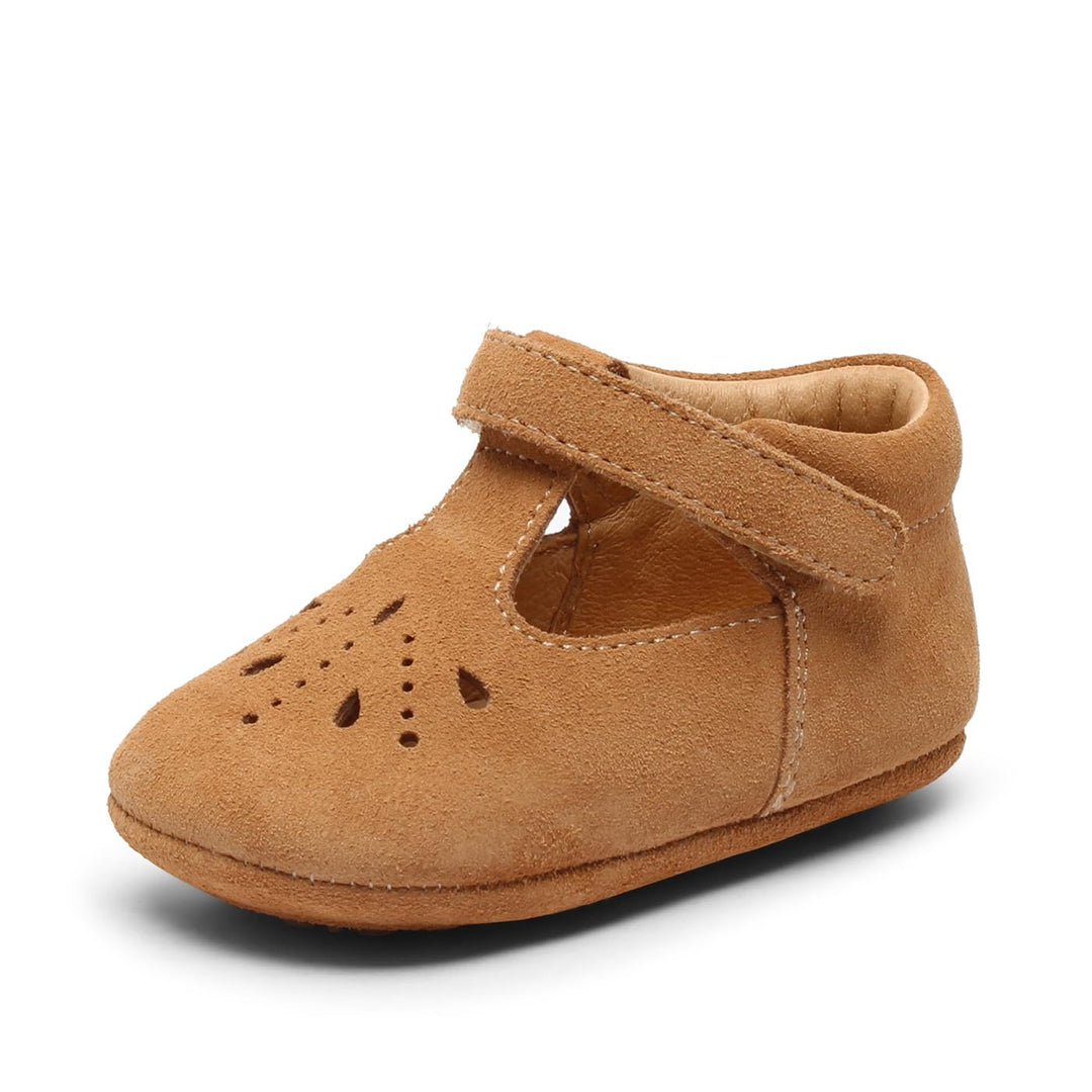 Bisgaard Mädchen Bloom First Walker Shoe 21 EU Tan, 21 EU Tan