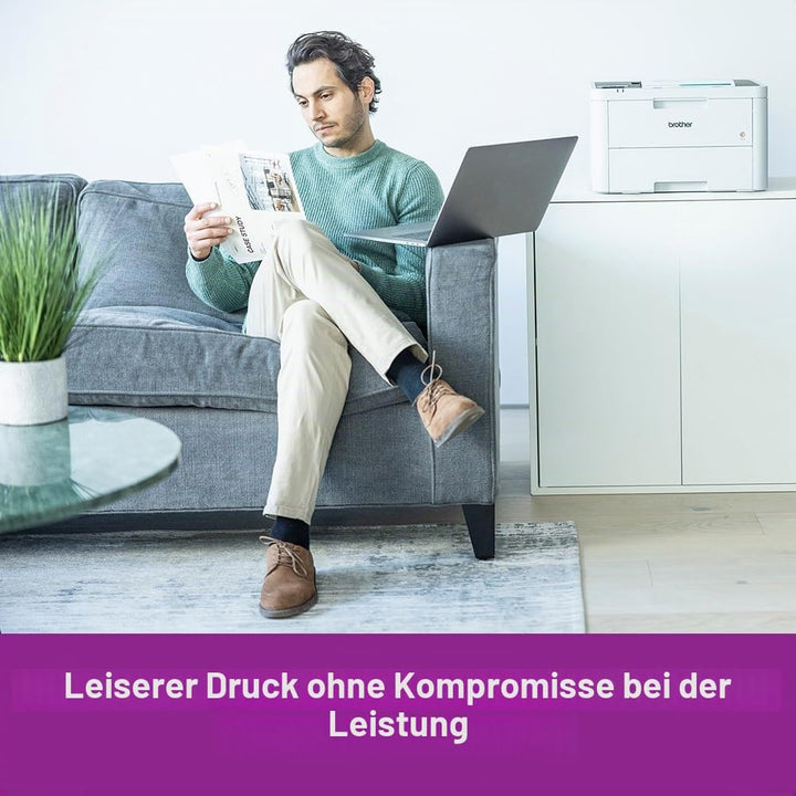Brother HL-L3240CDW - Kompakter Farb-LED-Drucker mit WLAN/LAN und Duplexdruck