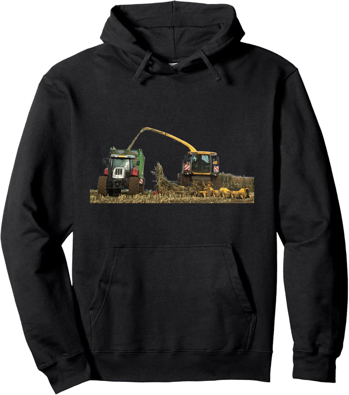 Mais häckseln Landwirt Bauer Mais-Häcksler Landwirtschaft Pullover Hoodie