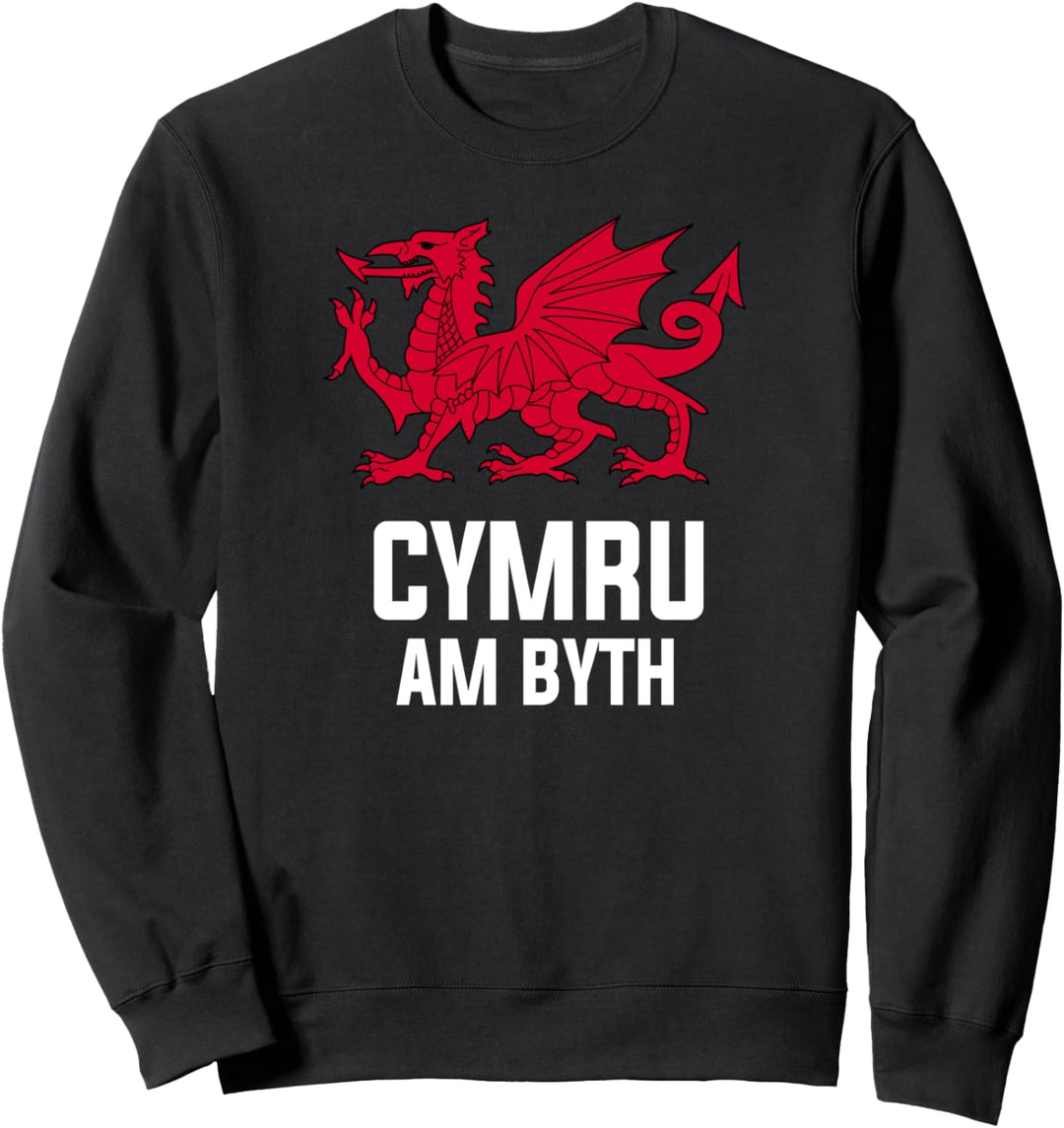 Walisisch Cymru Bin Byth Stolz Cymru Cardiff Wales Sweatshirt