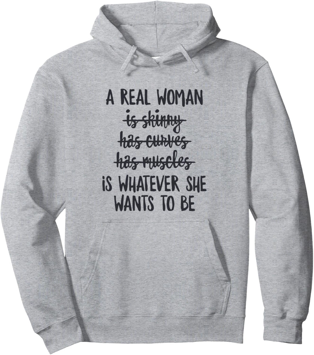 Feminismus Spruch Feminist Feministin Frauen Body Positivity Pullover Hoodie