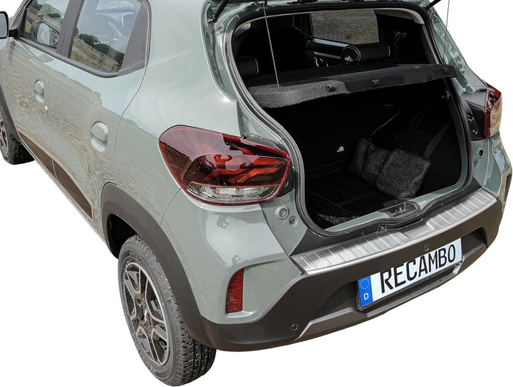 Ladekantenschutz Edelstahl MATT kompatibel für Dacia Spring | BJ ab 2022> | premium Qualität von REC