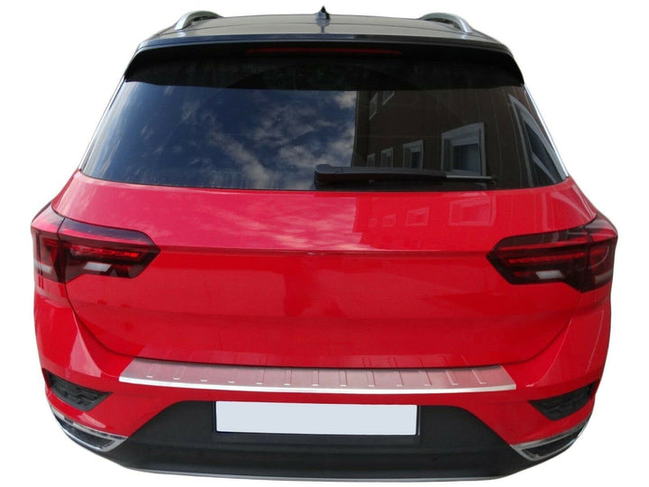 Ladekantenschutz Edelstahl MATT kompatibel für VW T-ROC (A11) ab 2017 | mit Abkantung | premium Qual
