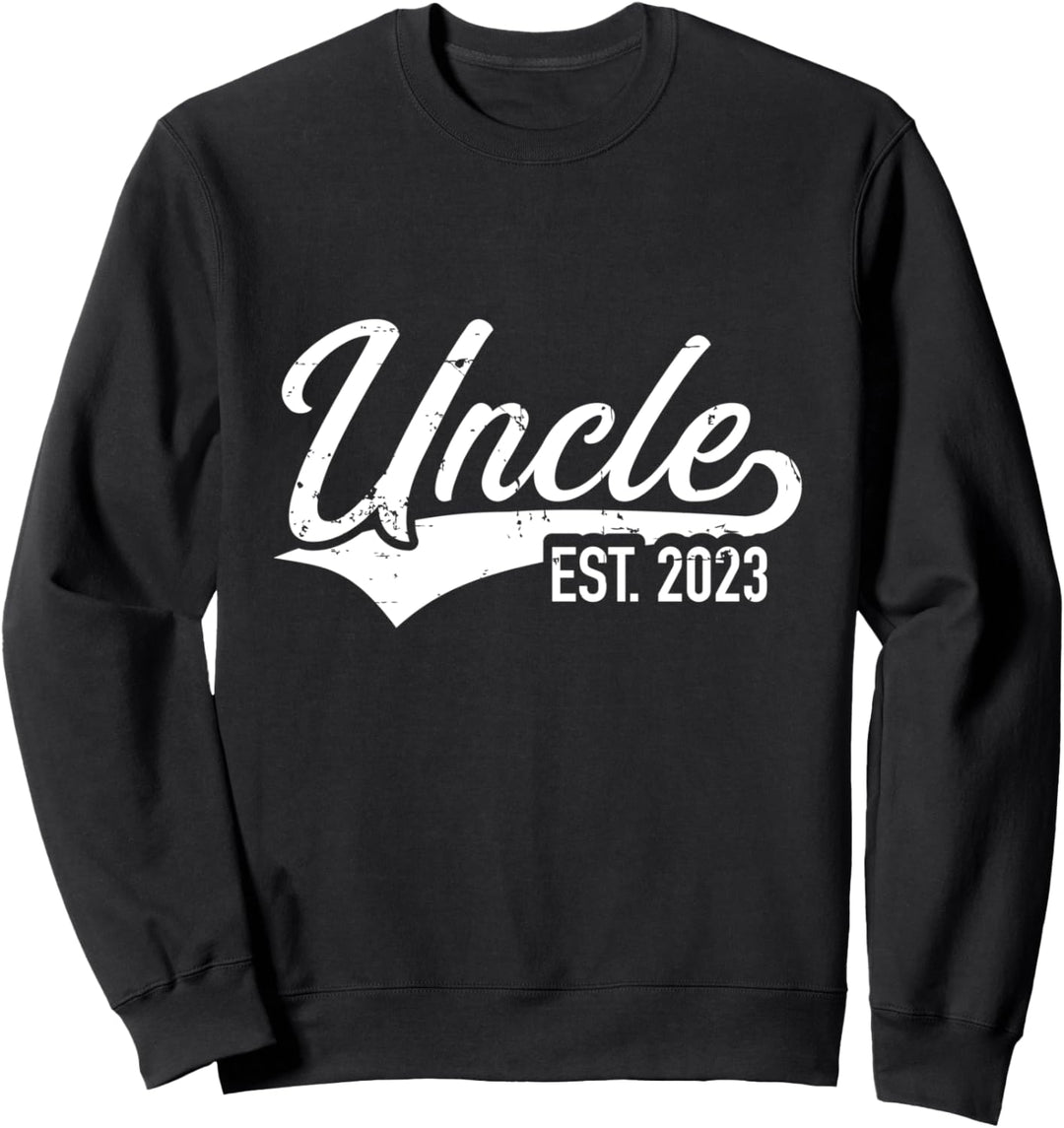 Onkel est 2023 zur Schwangerschaft Ankündigung Sweatshirt