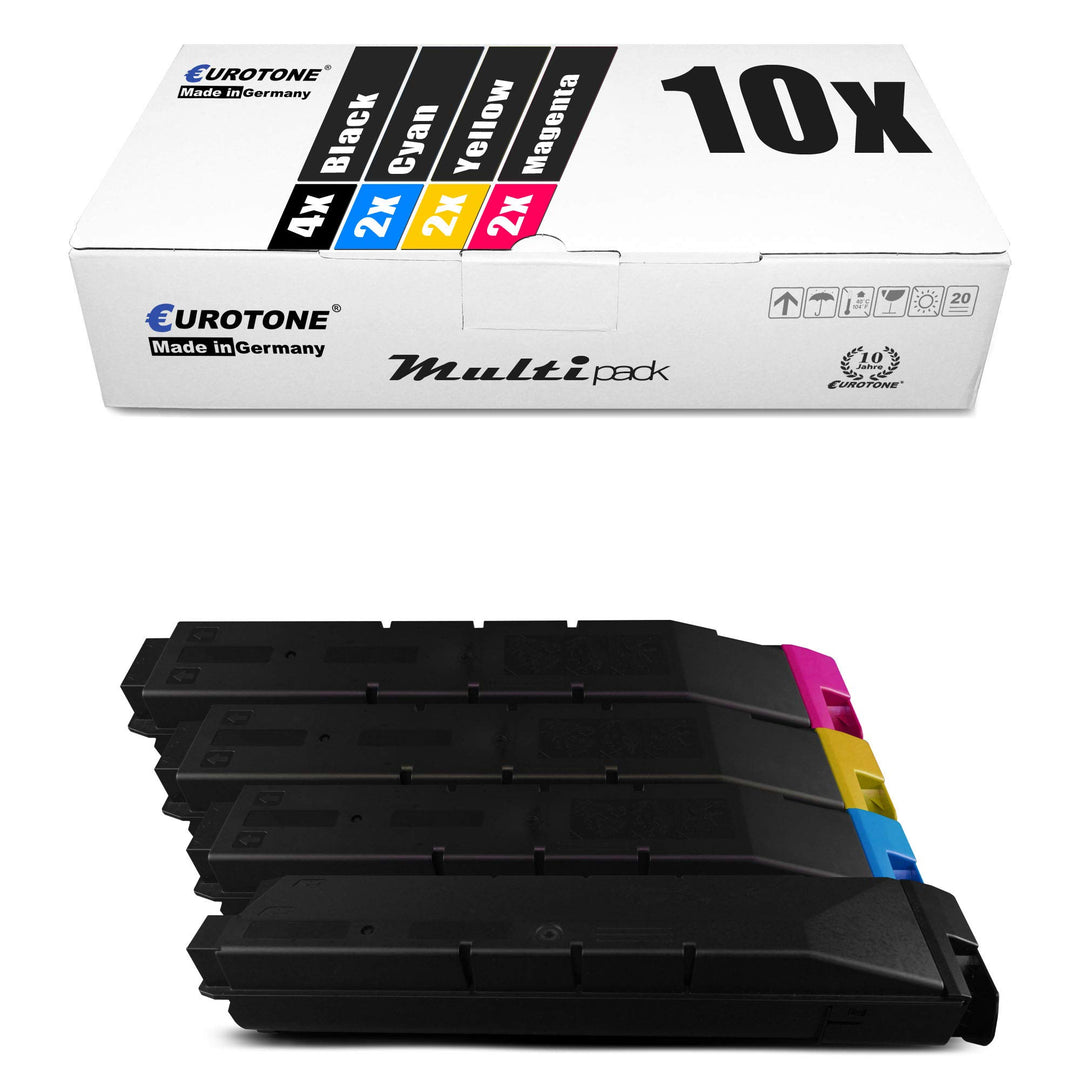 10x Müller Printware XXL Toner im Set für Kyocera TASKalfa 306ci 307ci CS306ci ersetzt TK-5195 Set a