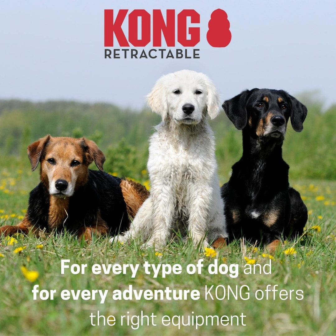 KONG ausrollbare Hundeleine "Trail" I hochwertige Rollleine mit Break & Lock System I lange Leine fü