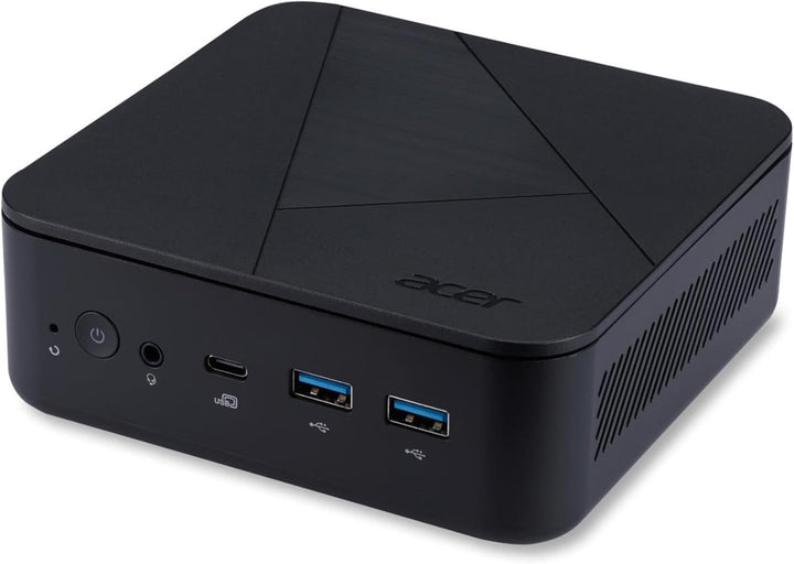 acer Mini PC | Veriton NUC | Schwarz | Core 5 120U | RAM: 8GB | SSD: 500GB | Windows 11 Pro | Office