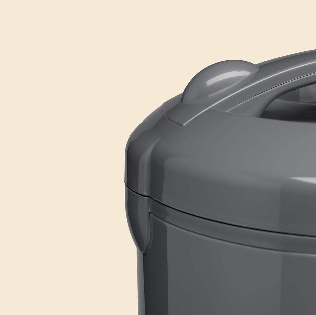 REISHUNGER Reiskocher &amp; Dampfgarer mit Keramikbeschichtung - 1,2L, Grau - Für 1-6 Personen - Schnell