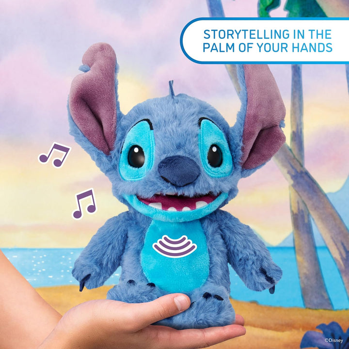 Wow! Stuff Disney Stitch Palm Puppetronic Feature Plüsch, interaktives Plüschtier, sprechendes Plüsc