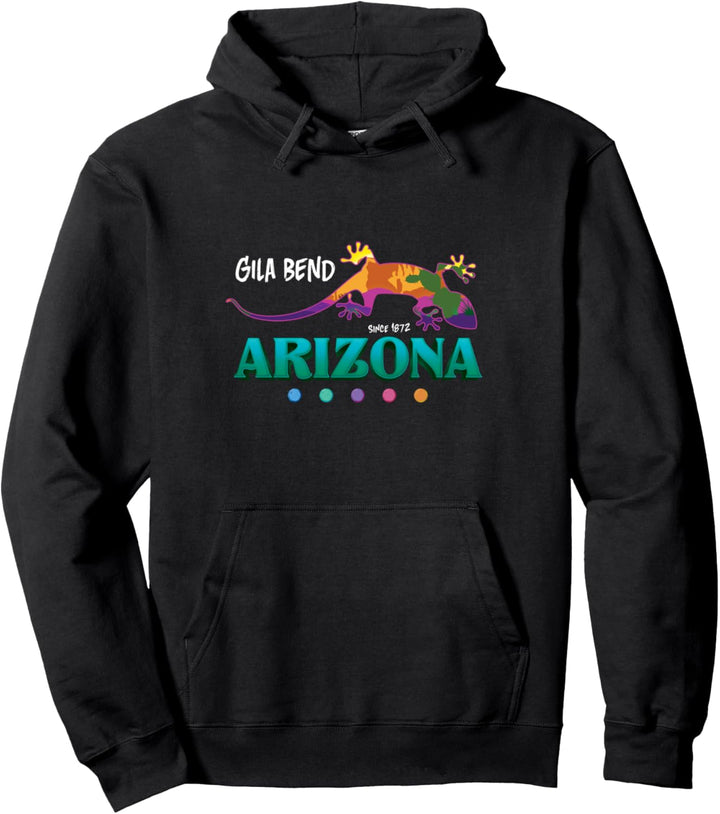 Gila Bend Arizona USA Desert Gecko Eidechse Urlaub Souvenir Pullover Hoodie