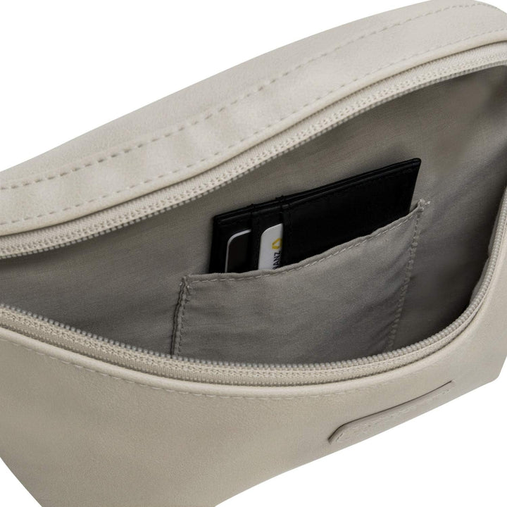 Expatrié Bauchtasche Damen Beige - Lucie - Mit Flexiblem Gurt &amp; Schnellfach auf Rückseite - Veganes