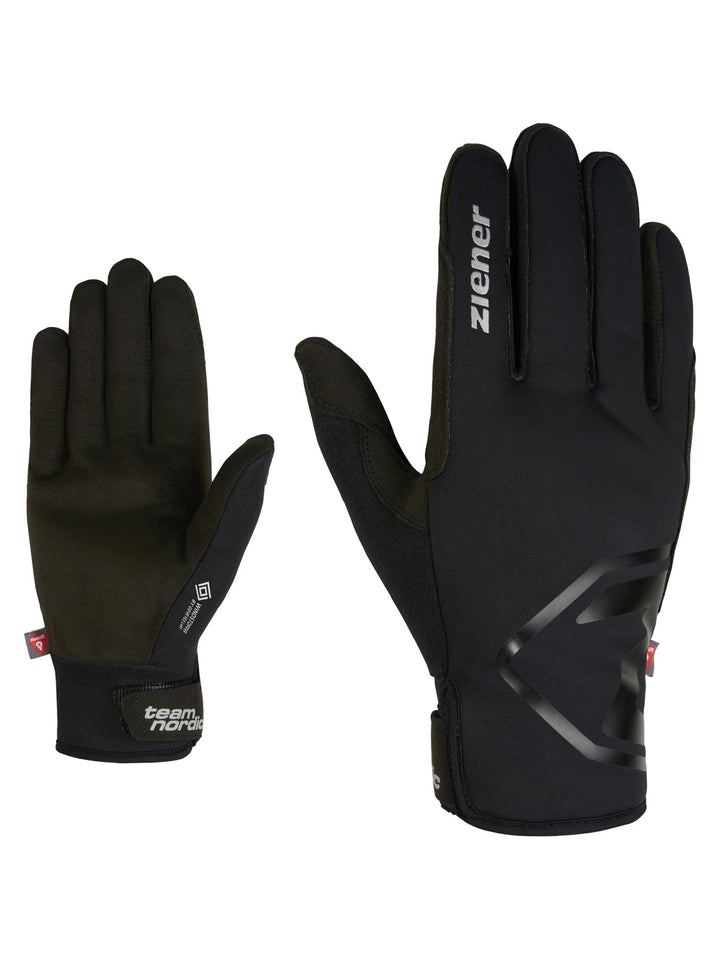 Ziener Herren Umano Langlauf/Nordic/Crosscountry-Handschuhe | gefüttert, Primaloft, Soft-Shell 5 Sch