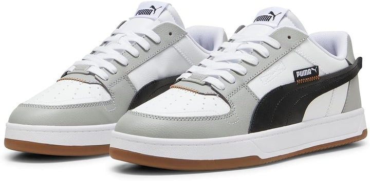 Puma Unisex Puma Caven 2.0Sneaker 45 EU 2 0 Vtg White Black Smokey Gray, 45 EU 2 0 Vtg White Black S