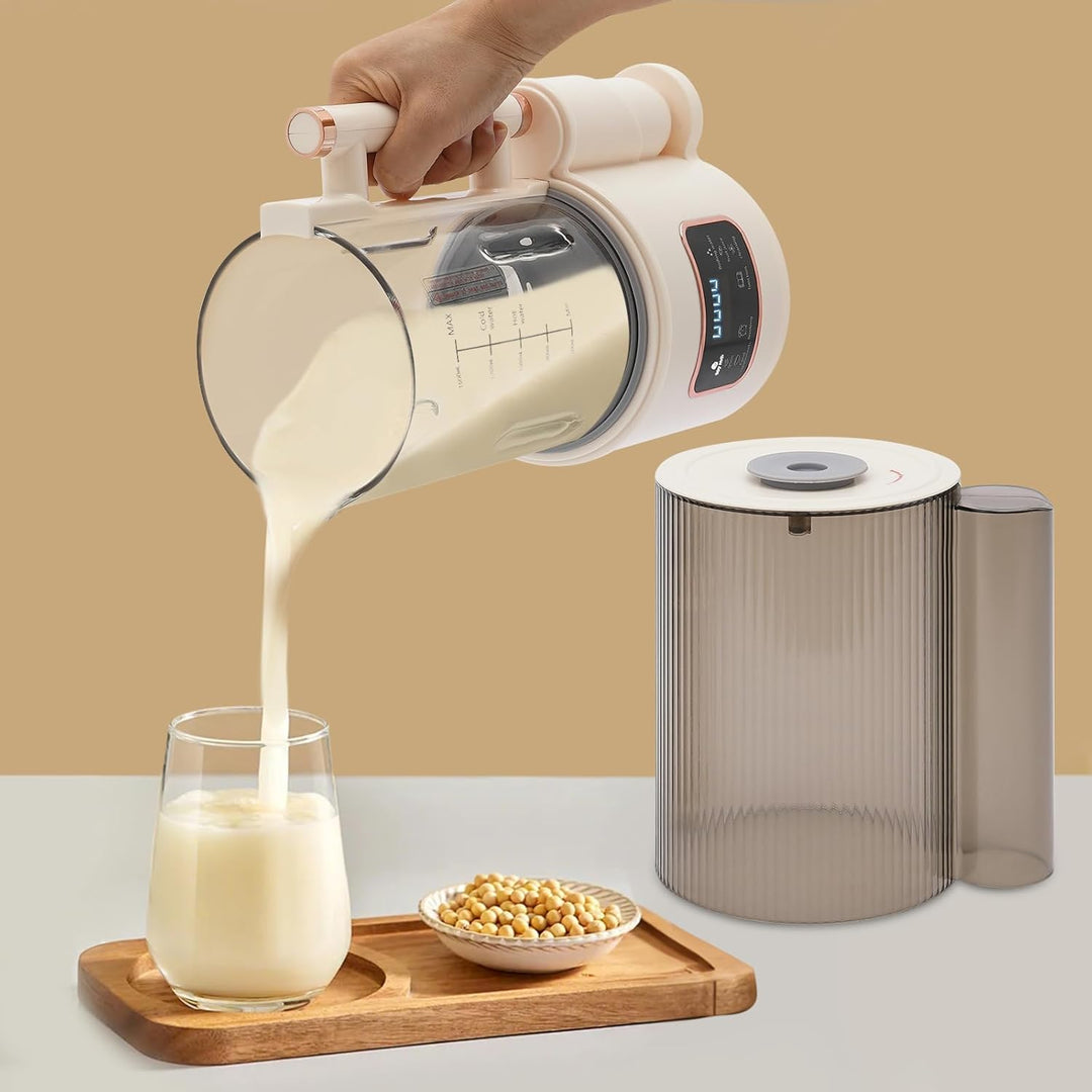 Sojamilch Maschine, 1000ml Entsafter mit LCD-Display, Nuss und Sojamilchbereiter, Hafermilch Maschin
