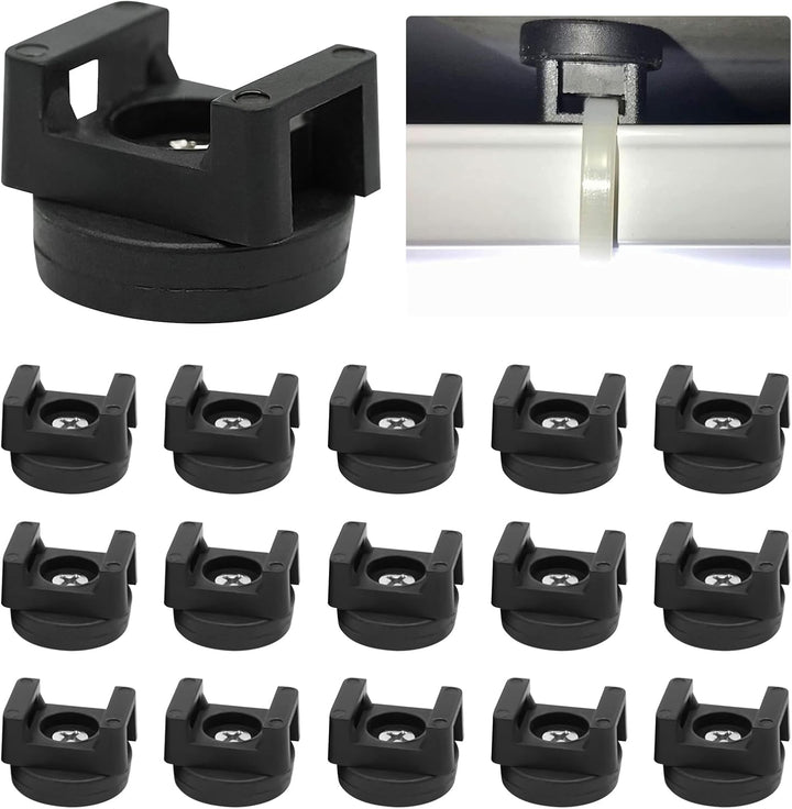 20 Stück Magnetische Kabelbinder Magnethalter Magnet Kabelklemmen Magnetclips Kabel Halterungen Kabe