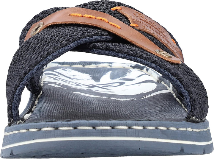 Rieker Herren 21239 Pantolette 44 EU Blau, 44 EU Blau