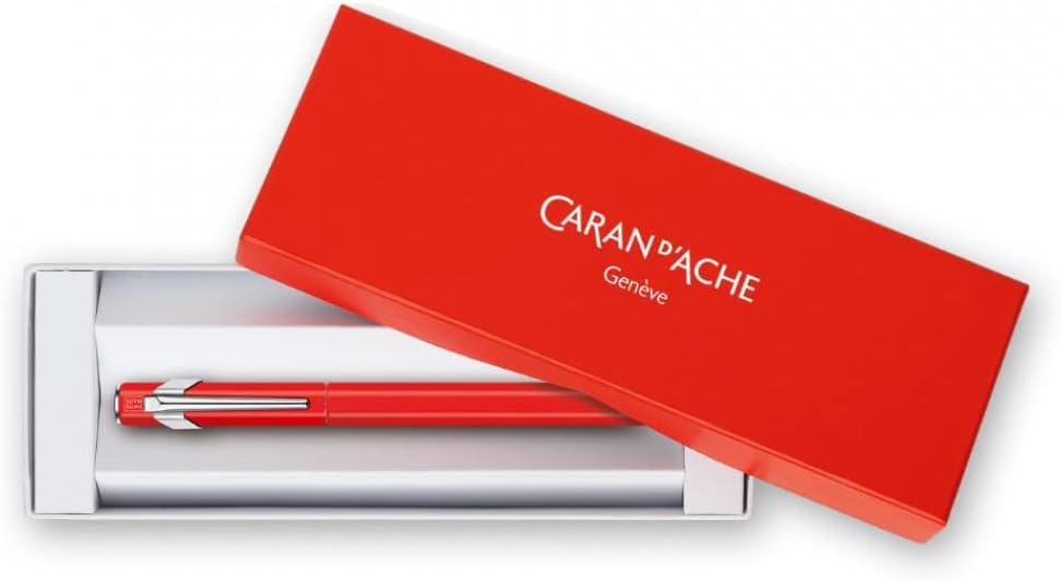 Caran d'Ache Füllfederhalter 849 Rot matt M, 1 Stück (1er Pack)