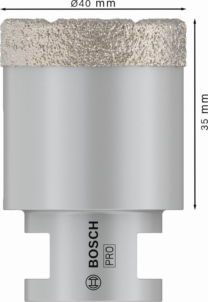 Bosch Accessories Bosch Professional 1x Diamanttrockenbohrer Dry Speed Best for Ceramic (für Trocken