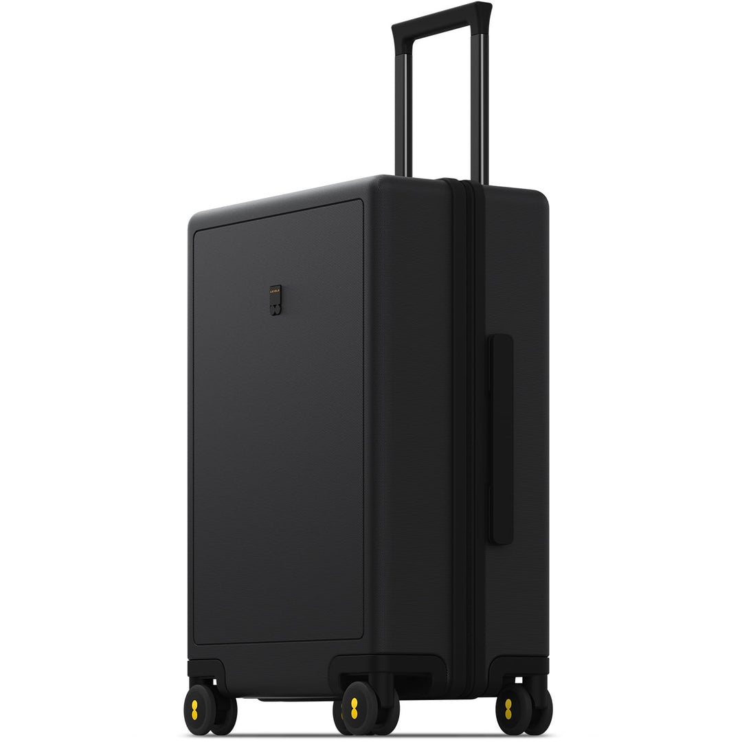 LEVEL8 Koffer Trolley, Rollkoffer Reisekoffer Hartschalen 4 Rollen, Spinner Handgepäck,TSA, 100% PC,
