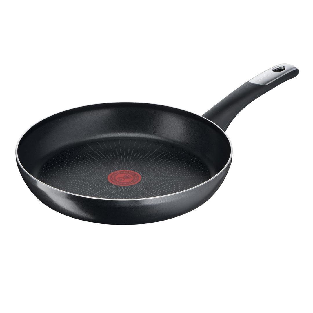 Tefal Hard Titanium Essential Bratpfanne 28 cm *+/- 0,5 cm, Antihaftversiegelung, Thermo-Signal bei