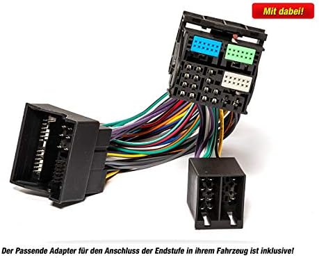 I-SOTEC ISO-5D Digital Auto/KFZ Plug & Play Upgrade Verstärker/Endstufe kompatibel mit SKODA - III -