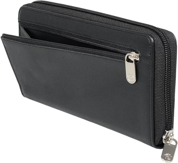 Esquire New Silk - Geldbörse 15cc 19 cm black Schwarz, Schwarz