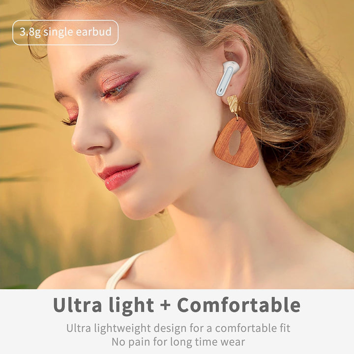 xinwld Bluetooth Kopfhörer, In Ear Kopfhörer Kabellos Bluetooth 5.4 mit 4 ENC Noise Cancelling Mics,