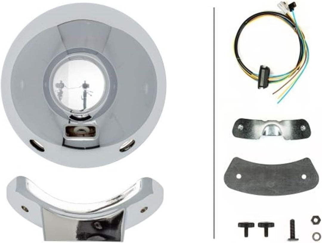 HELLA - Halogen-Fernscheinwerfer - Luminator Chromium - E1 2254/ECE-R7/ECE-R112 - 12/24V - 1F8 007 5