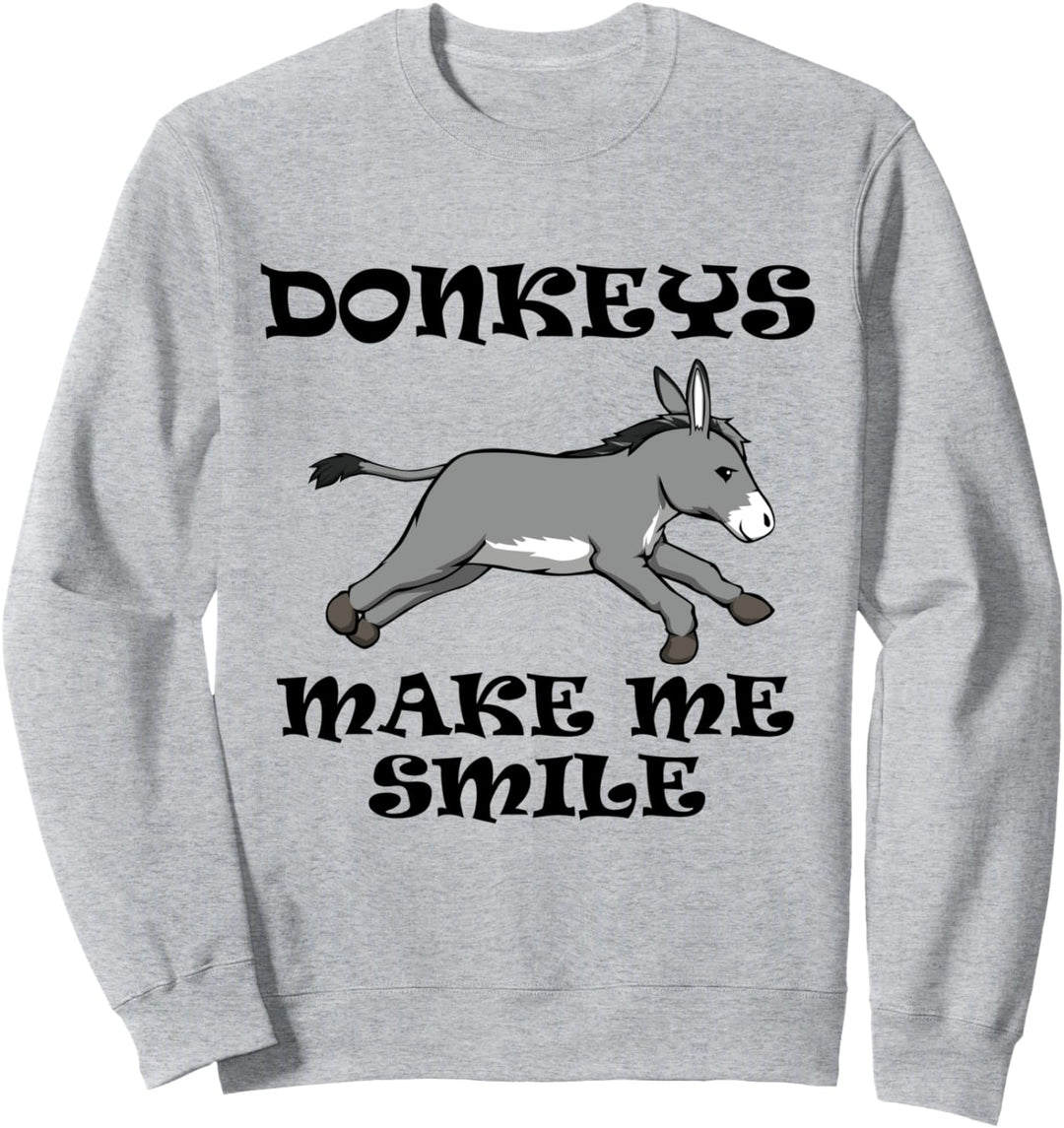 Niedlicher Baby Esel Bauernhof Tier Maultier Sweatshirt
