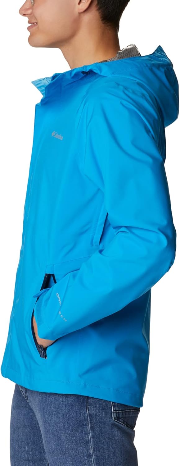 Columbia Herren Earth Explorer Regenjacke L Compass Blue, L Compass Blue