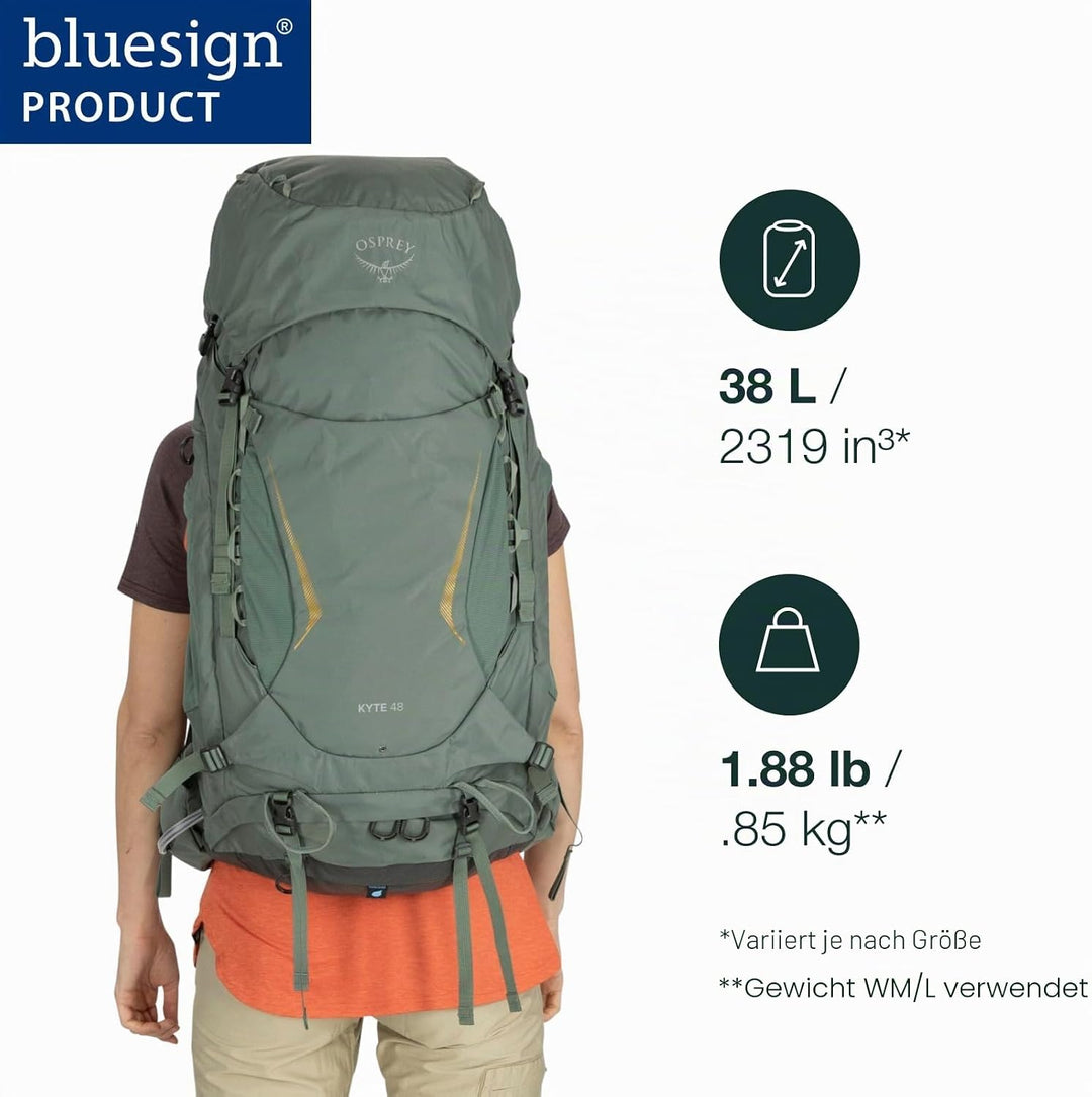 Osprey Europe Damen Kyte 38 Backpack Rocky Brook Green WXS/S, Rocky Brook Green WXS/S