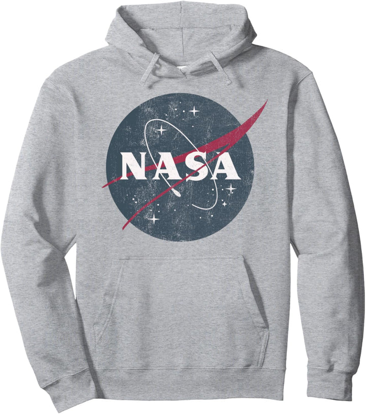 NASA Simple Vintage Logo Pullover Hoodie