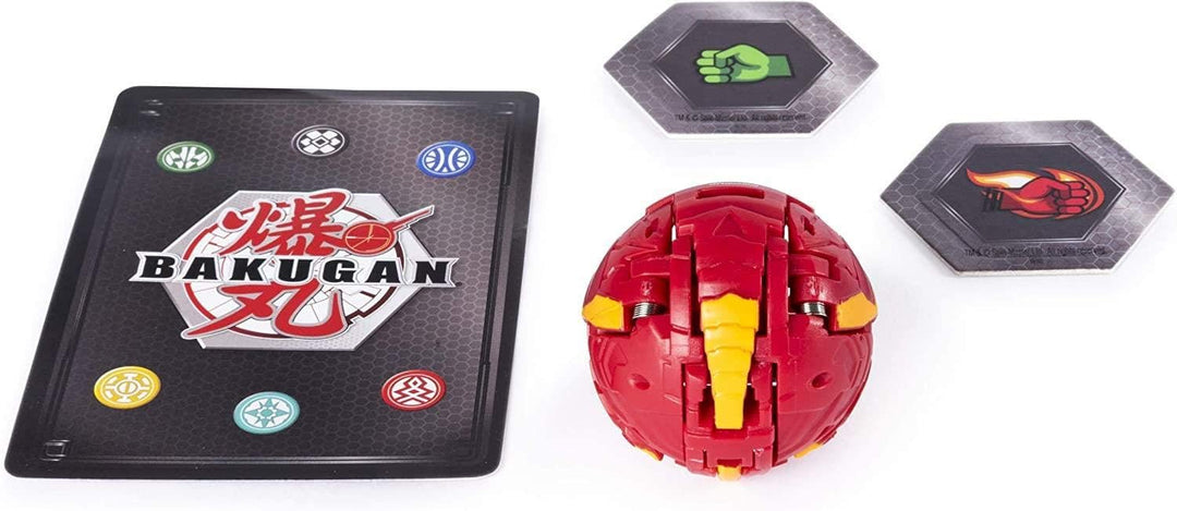 BAKUGAN 6045138 / #20115348 - Storage Case, Aufbewahrungskoffer mit extra Basic Ball, Dragonoid (rot