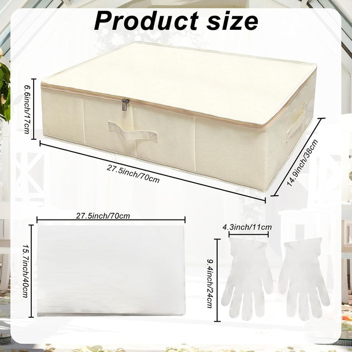 Hochzeitskleid Aufbewahrungsbox Hochzeitskleid Konservierungsbox Staubdichtes Hochzeit Keedsake Box