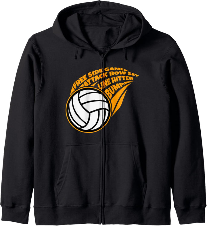 Volleyball Beachvolleyball Mädchen Volleyball Geschenk Kapuzenjacke