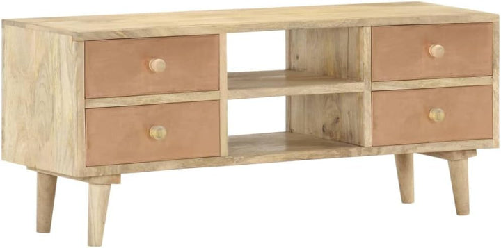 TV-Schrank 110×30×45 cm Mango Massivholz