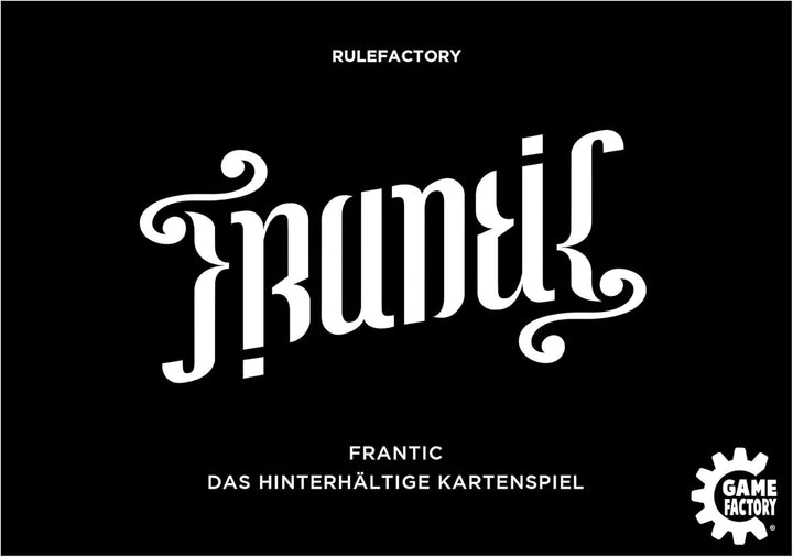 Game Factory 646224, Frantic, das hinterhältige Kartenspiel, deutsche Version, Deutsche Version