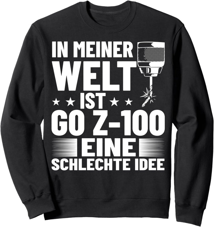 Zerspanung Mechaniker Dreher Fräser Zerspanungstechniker Sweatshirt
