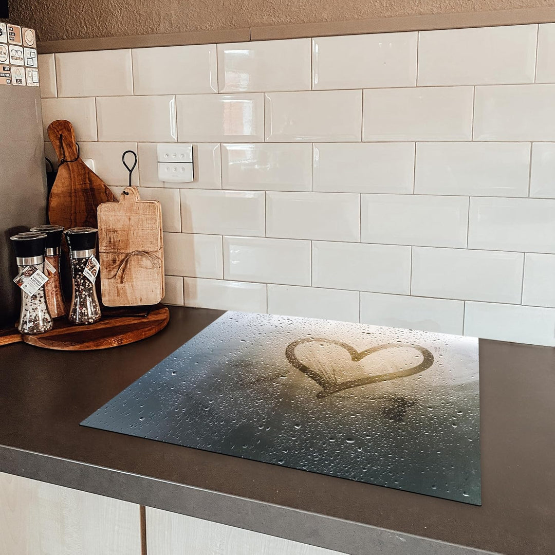 KitchenYeah© Herdabdeckplatte Einteilig Ceranfeld Abdeckplatte Küche Deko Ceranfeldabdeckung Herdabd