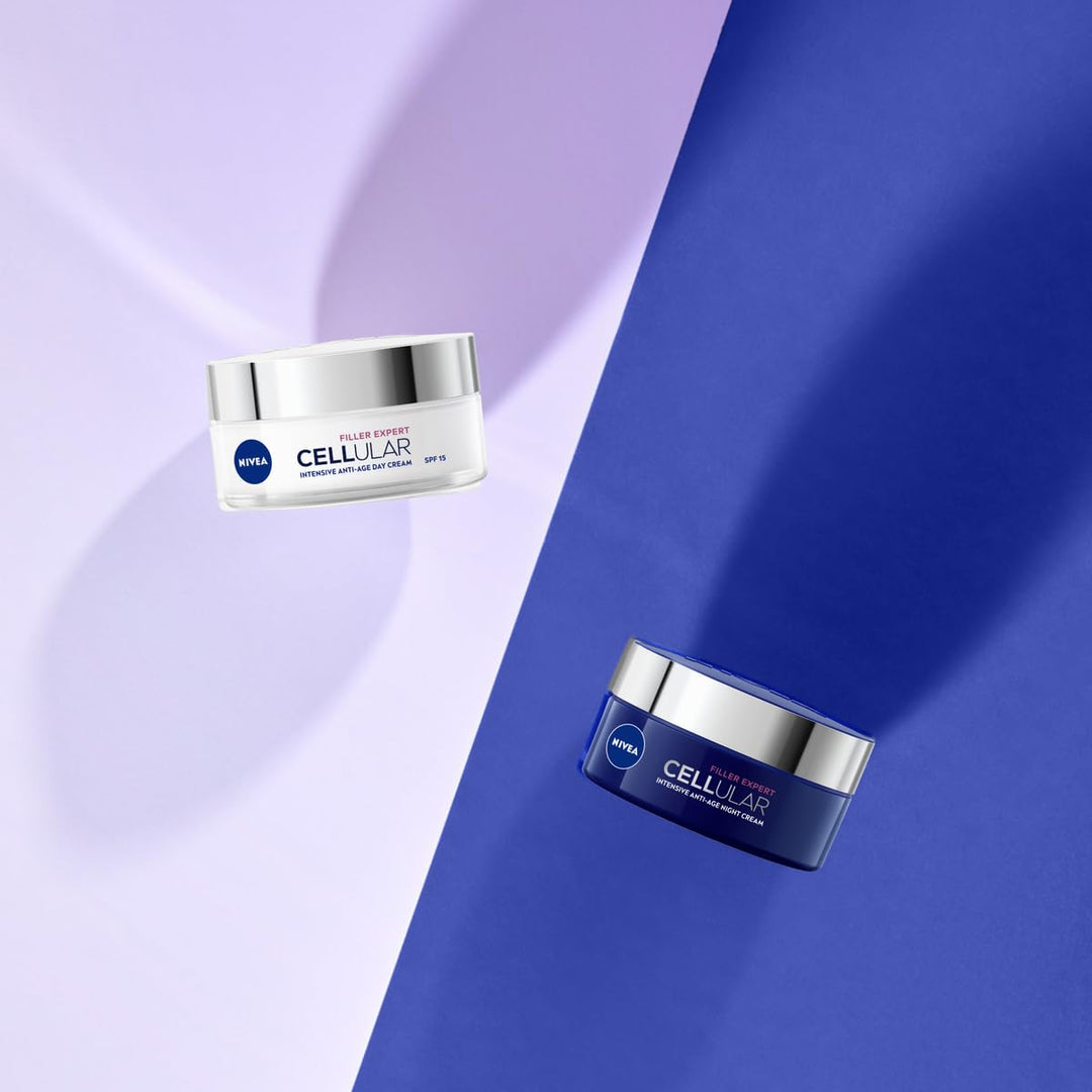 NIVEA 2er Pack - Cellular Filler Tages- und Nachtcreme, 2 x 50 ml