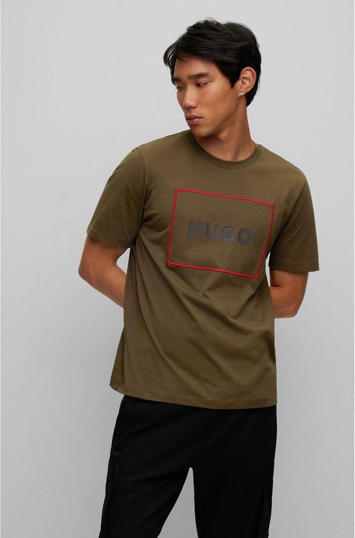 HUGO Herren Dumex T-Shirt M Dark Green303, M Dark Green303