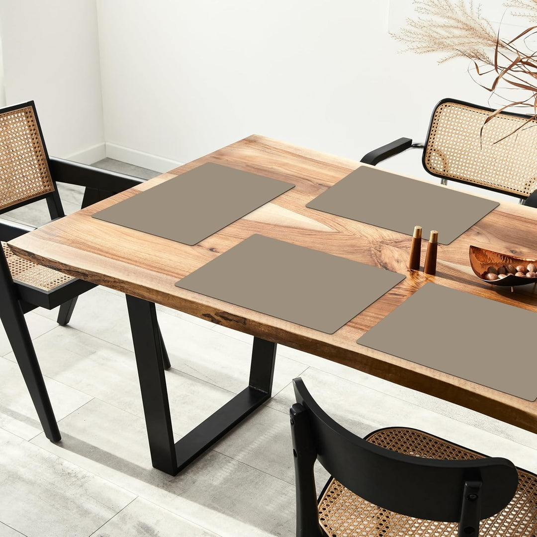 KitchenYeah© Platzsets Abwaschbar 6-Teilig 45x30 cm Tischsets Platzdeckchen Platzset Unterlage Tisch